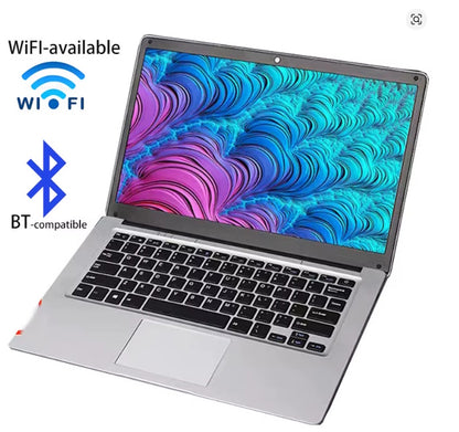 2025 14 inch Affordable Student Laptop Budget-Friendly Notebook Windows 10 for School Lightweight intel Celeron CPU USB 3.0 WiFi