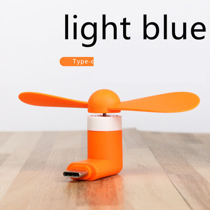 Mobile mini fan - Plug and Play with your phone
