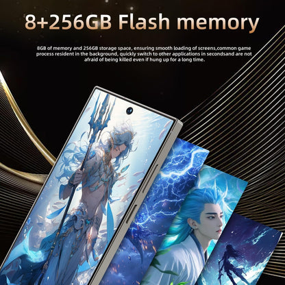 C25 Ultra Cell Phone 5G Mobile Phone 256GB Smartphone With Tool Pen, Android 15