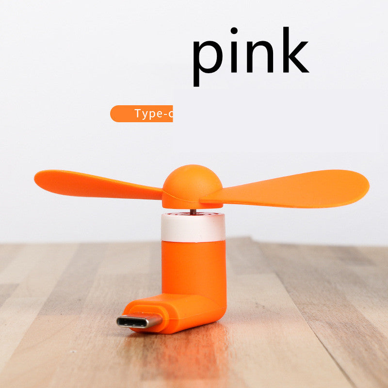 Mobile mini fan - Plug and Play with your phone