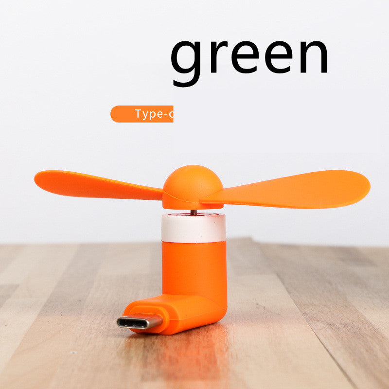 Mobile mini fan - Plug and Play with your phone