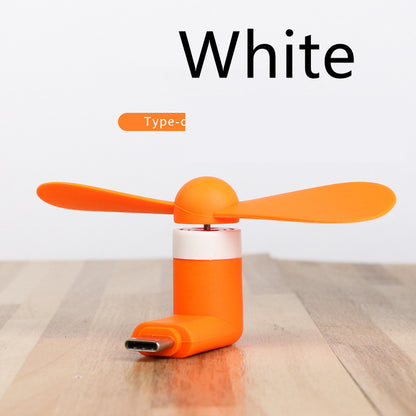 Mobile mini fan - Plug and Play with your phone