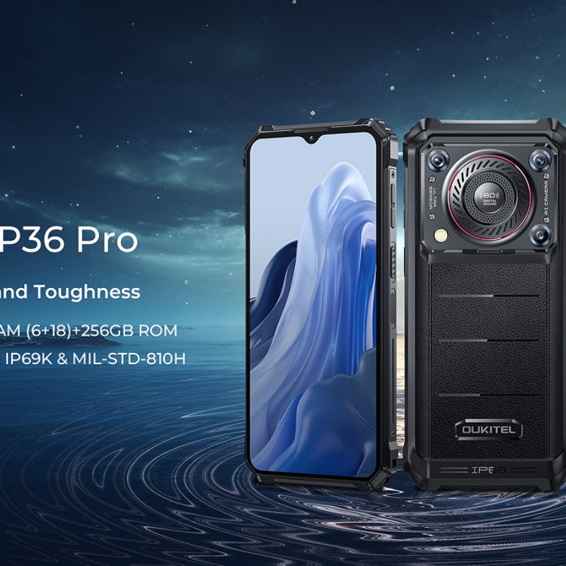 P36 PRO Mobile Phone - 256GB 6.5" Durable - Extra Large Battery